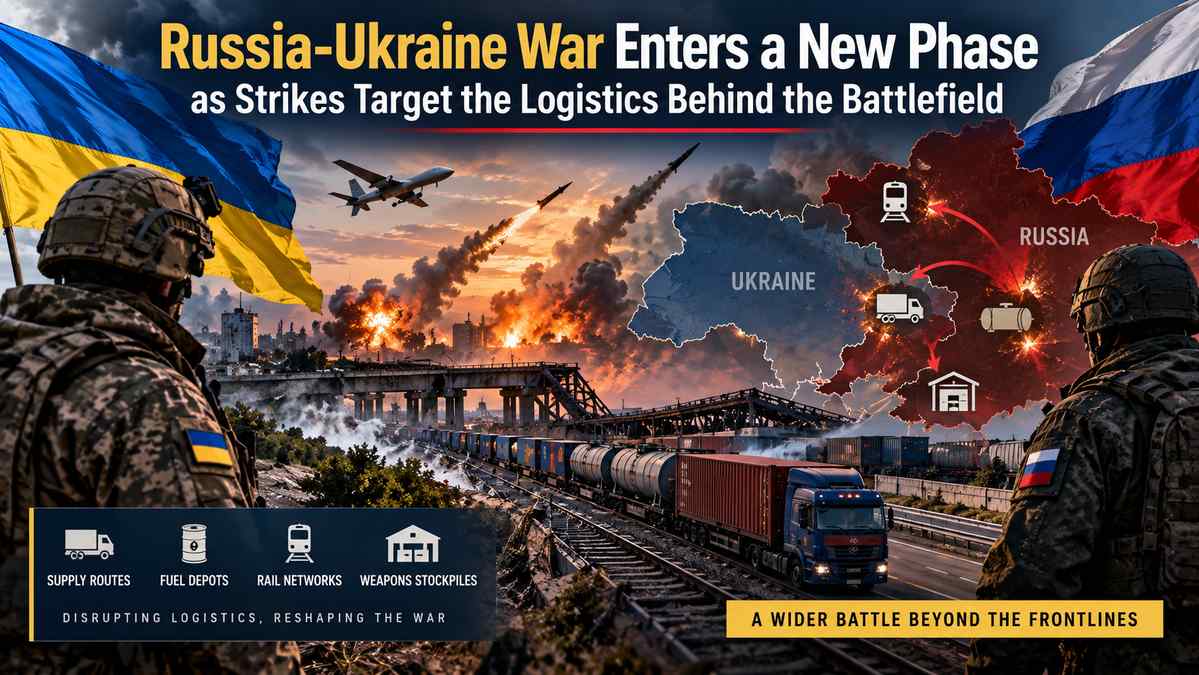 Russia-Ukraine War Enters a New Phase as Strikes Target the Logistics Behind the Battlefield