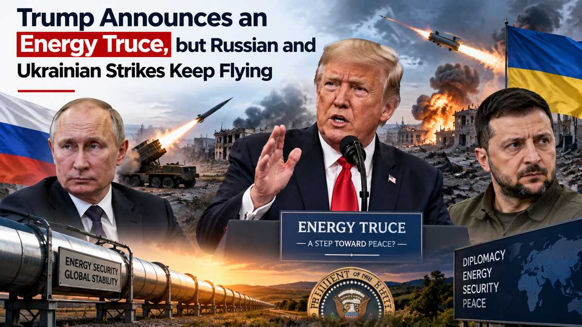 Trump Announces an Energy Truce, but Russian and Ukrainian Strikes Keep Flying